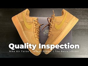 Unboxing And Quality Inspection: Nike Air Force 1 Low 'Wheat Brown' (CJ9179 200)