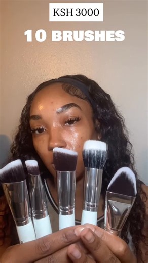 Shop Miss A Kenya on Instagram: "Our best-selling brushes, now in UltraViolet! This collection of ten full-size kabuki-style vegan makeup brushes helps you contour, sculpt, blend and highlight a flawless, full-face look. The brushes feature beautiful ultraviolet, wooden handles and silver ferrels which firmly secure the ultra-plush, densely-packed, velvety bristles for minimal sheddi KSH 3100 Includes 10 brushes + FREE Protective Brush Roll"