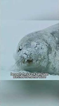 Survival of Seal Mother and Pup on the Ice Sheet #foryou#fyp#animals
