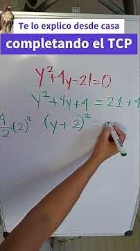 Completing the Perfect Square Trinomial #TCP #maths #uanl #prepauanl