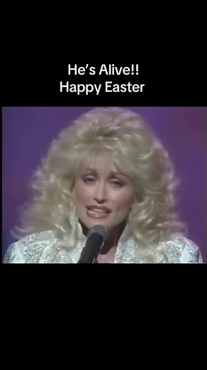 Dolly Parton singing He’s Alive by Don Francisco. 1989. Happy Easter. He is alive! #easter #dollyparton #hesalive #jesus