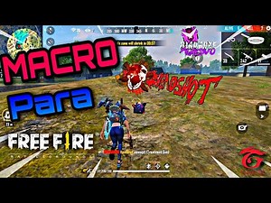 EL MEJOR MACRO para LEVANTAR MIRA EN Free Fire PC