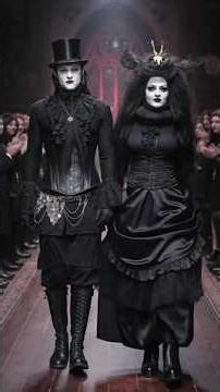 GOTH CATWALK ( Cantodea Dark AI Version)#goth #gothic #gothicpeople #gothicfashion #dark