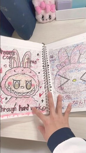埋まったルーズリーフ紙集めるのモチベになるよ🎶 #study #勉強 #モチベーション #勉強垢 #サンリオ