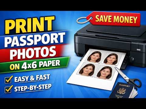 How to Print Passport Photos on 4x6 Paper Easily (Step-by-Step Guide)