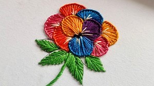 2.9K views · 33 reactions | Colorful and Easy Hand Embroidery Flower...