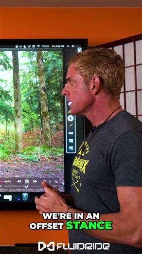 Bike Stance: Offset Foot Technique #shorts