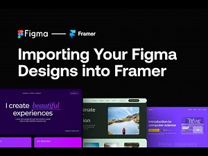 Step-by-Step: Importing Your Figma Designs into Framer