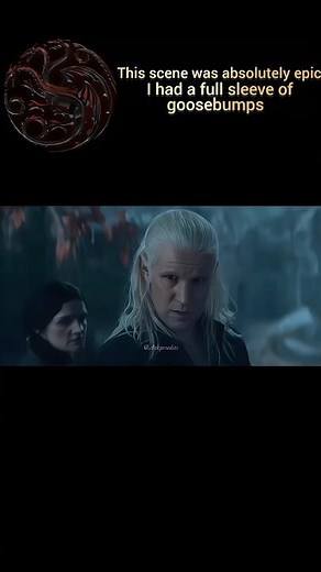 This scene was absolutely epic I had a full sleeve of goosebumps🐉👑🔥#shorts #houseofthedragon