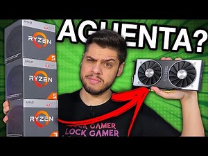 APU vs RTX 2060: CPU com GRÁFICO INTEGRADO empurra QUAL GPU? Ryzen 5 2400G, 3400G, 4350G e 4650G