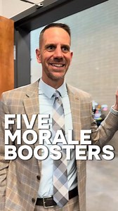 1.4M views · 10K reactions | Here’s a 30 second micro-PD to improve faculty and staff morale. These are 5 inexpensive and actionable things you can do tomorrow. Which idea do you like? What’s missing from my list? Let me know. I look forward to reading your comments! #principalsofinstagram #teachersofinstagram #school | Principal Lamb | Facebook