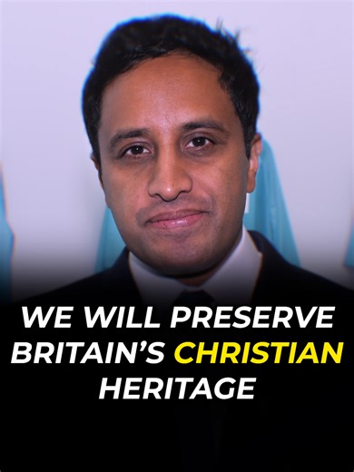 Zia Yusuf Explains His Christian Heritage Policy for Reform UK. #ukpolitics #ziayusuf #reformukparty #speech #fyp