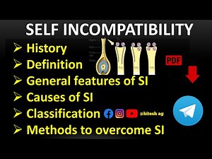 Self Incompatibility in plants || What is self incompatibility