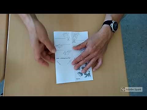 Faltanleitung Minibook