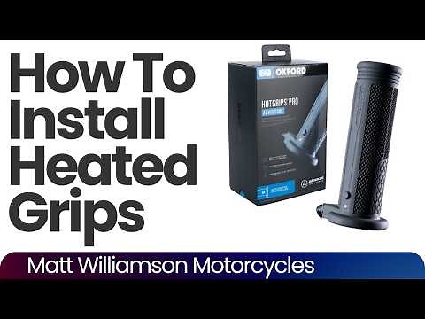 How To Install Heated Grips On A Motorcycle DIY | Nice And Simple