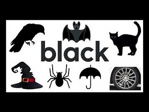 BLACK | Learn About Colors | Learning Colors | The Color Black | Run Play Have Fun