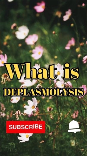 What is deplasmolysis #shorts #biology #facts