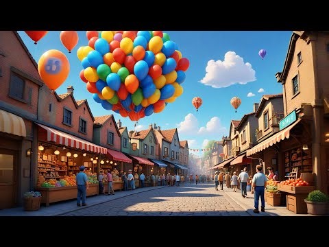 Tap the Blue Balloon Fast! 🎈🔵 | Fun Learning Story for Kids | Preschool Educational Video