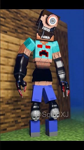 Steve VS Mimicer [Mob Scratch transformation☠️🔥] Horror Movement Minecraft Animation