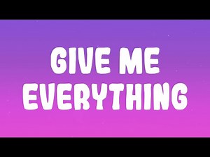 Pitbull - Give Me Everything ft. Ne-Yo, Afrojack, Nayer