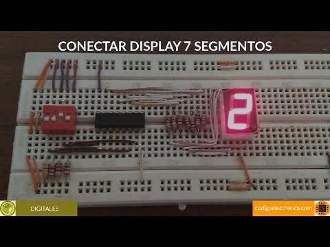 Conectar display 7 segmentos