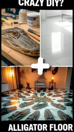Crazy Alligator Floor DIY 🐊✨LEGACY HOMES#nobatidao