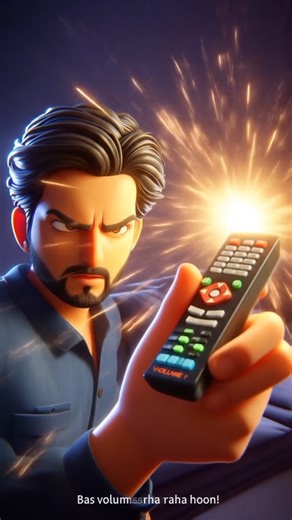 Ali Ne Remote Dabaya Aur Chacha Ghaib! 😂📺 Dekho Kya Hua Phir! #shorts