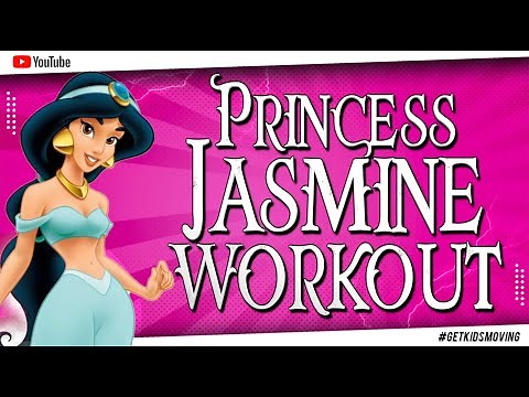 The 'PRINCESS JASMINE' Aladdin Workout (11mins) #GETKIDSMOVING