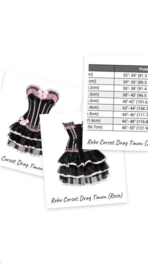 Best-seller: Robe Corset Drag Timon (Rose)