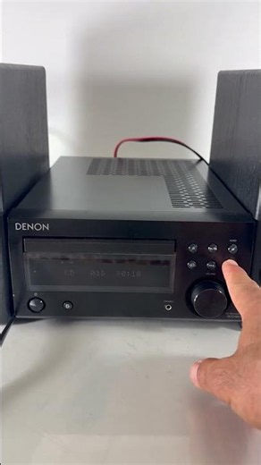 Denon RCD-M41 Micro HiFi CD Stereo System | Black