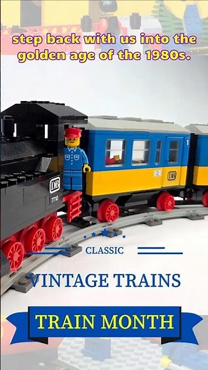 Do 40-Year-Old LEGO Trains Still Run Better Than New? #lego #trains #vintagelego