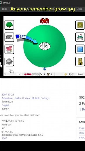 GROW RPG! MAX Level! EYEZMAZE Games! Do you remember this game!