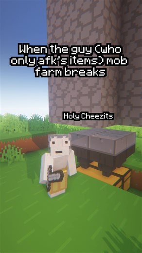 Efficient Mob Farm Building in Minecraft