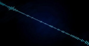 Abstract Audio wavefrom music waves oscillation