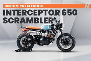 Modified Royal Enfield Interceptor 650 Scrambler Build, Check Design, Performance And Other Details  - ZigWheels