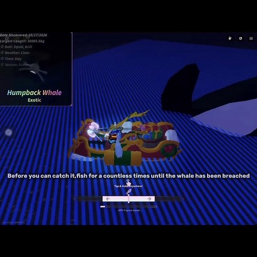 How to get the Humpback Whale in Roblox Fisch! #whale #fisch #humpbackwhale
