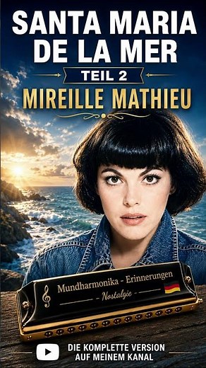 Mireille Mathieu – Santa Maria de la Mer (Teil 2) ❤️ Unvergessliche Melodie | Mundharmonika C