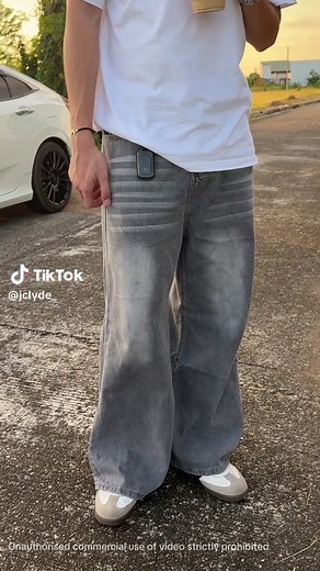 Stylish Gray Baggy Pants for Men