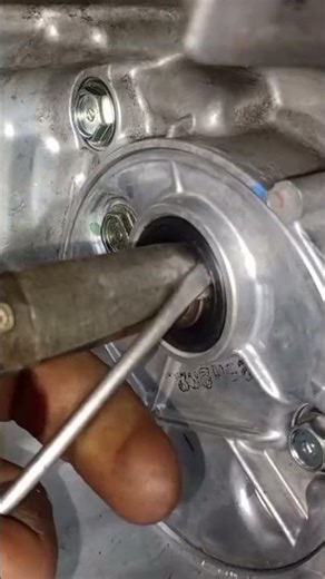 mechanic tricks to open the crankshaft seal#tutorial #sportsevent #reels #otomotif