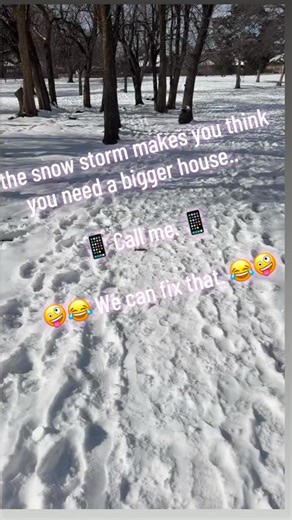 If a snowstorm has you realizing this house is not big enough for all these people ❄️😬 …same. Also, I’m a realtor. I can fix that. #oklahoma #okc #snow #edmond #fyp | Lisa Marney
