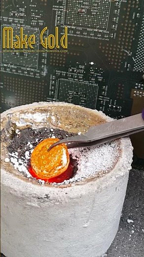 Super Easy! Borax Gold Melt #gold #borax