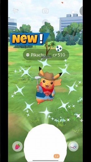 New Costume Pikachu ✨️ Fossil Pikachu pokemon go