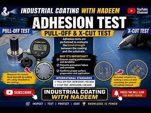 ​3 Main Adhesion Tests in Industrial Coating: Dolly Pull-Off, Cross-Hatch & X-Cut Test
