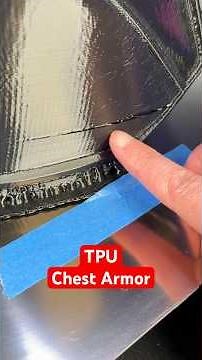 3D printed Enforcer chest armor printed in TPU on the Elegoo Neptune 4 Max.