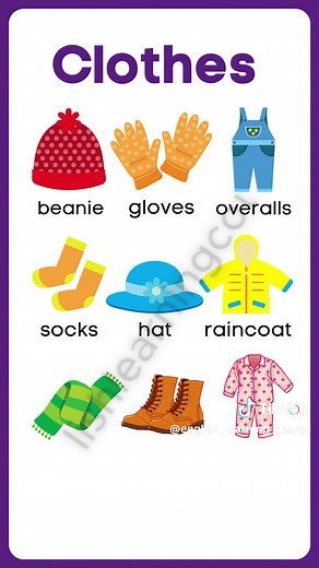 clothes vocabulary - #learnenglish #beginnerenglish #engishvocabulary