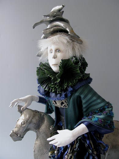 Exhibition of art dolls and puppets and teddy bears