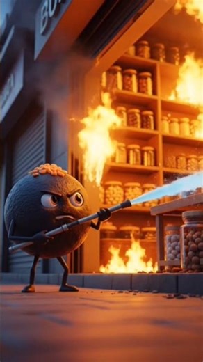 Safed Rasgulle Ka Asli Chehra! 😰 Kale Ne Kiya Aisa Kaam.#Humanity #Shorts #cartoon #animation