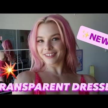 4K Transparent Try On haul | See through transparents get ready