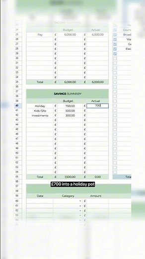 *FREE BUDGETING TEMPLATE, LINK IN BIO ✨