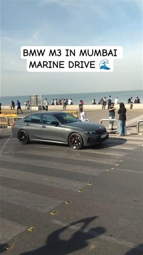 BMW M3 IN mumbai marine drive 🌊 #shorts